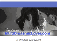 Tablet Screenshot of multiorgasmiclover.com